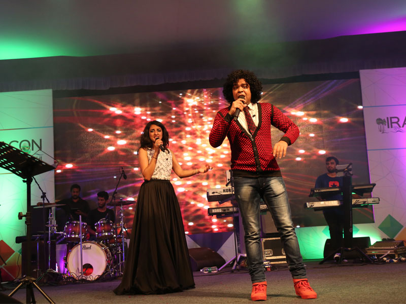 artist performance at IRACON event
