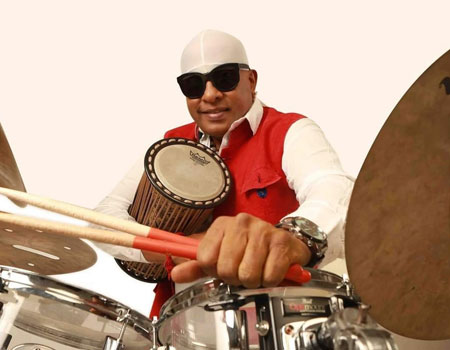 Image of India's top instrumentalist Sivamani