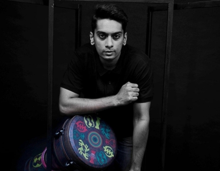 image of special performance artist Amrutt Bhatt- Drum circle