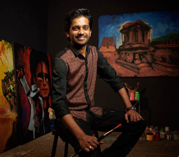 Speed painter Vilas Nayak WE-Talent Artist Management Roster