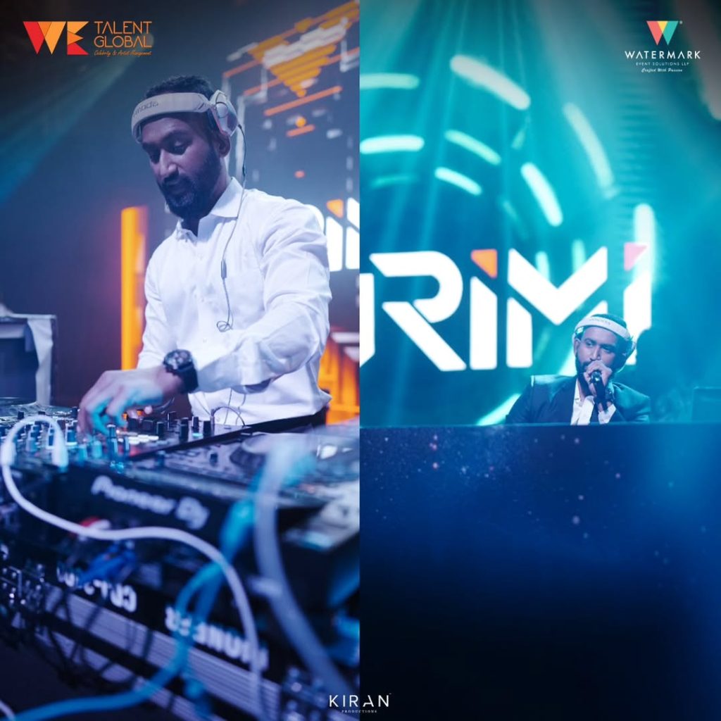 Image of DJ rimi performing at Grand Hyatt new year eve